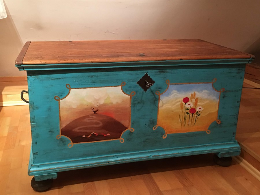Truhla po renovaci